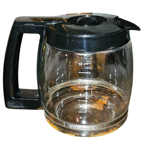Glass Coffee Pot Cuisinart DCC-1120BKNAS 12 Cups 7" Tall COFFEE POT ONLY - Picture 1 of 4